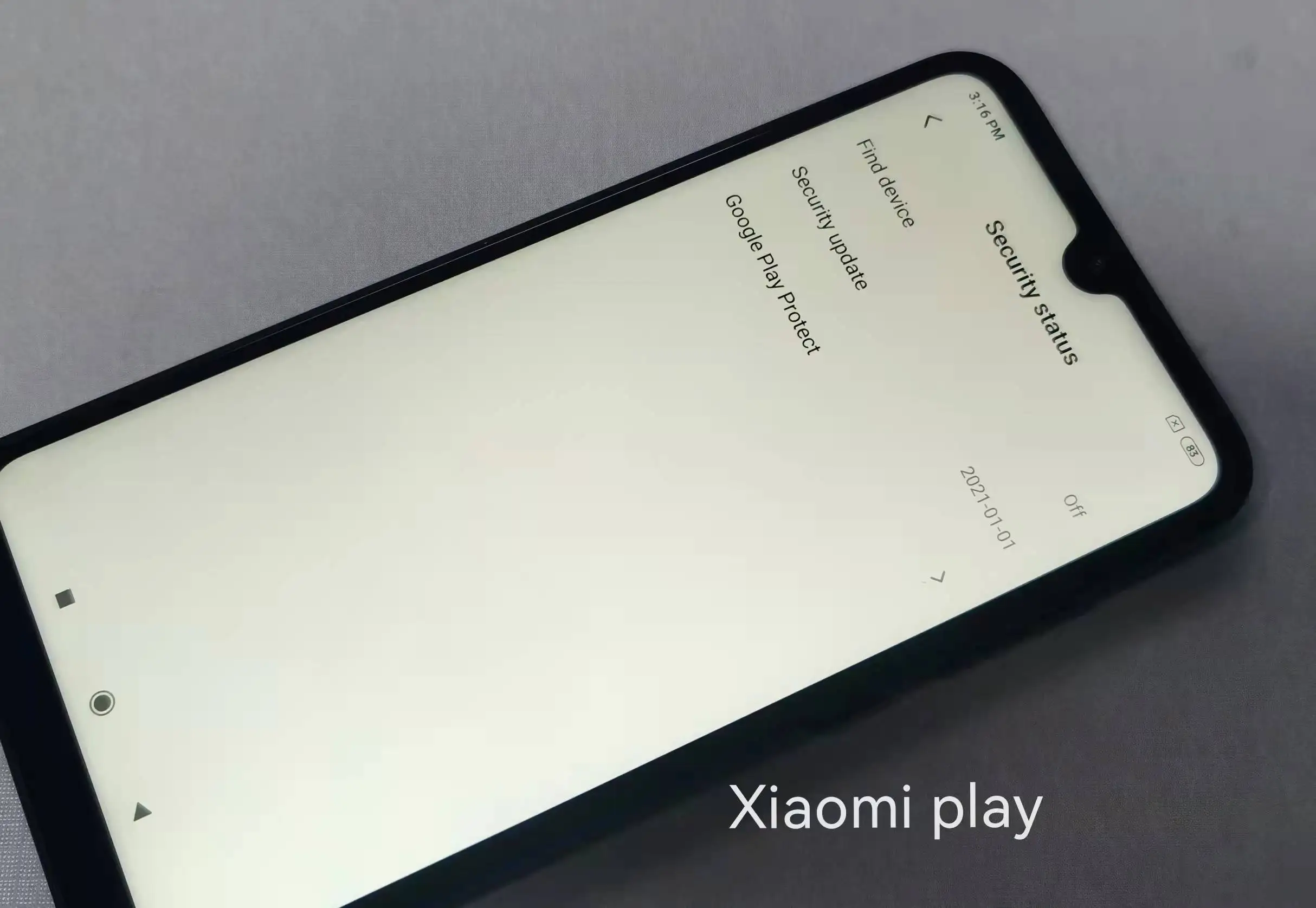 Celular Xiaomi Mi Play Smartphone Mediatek MT6765 Helio P35 Telephone Intelligent 1080 X 2280 PixelsRandom color with gift