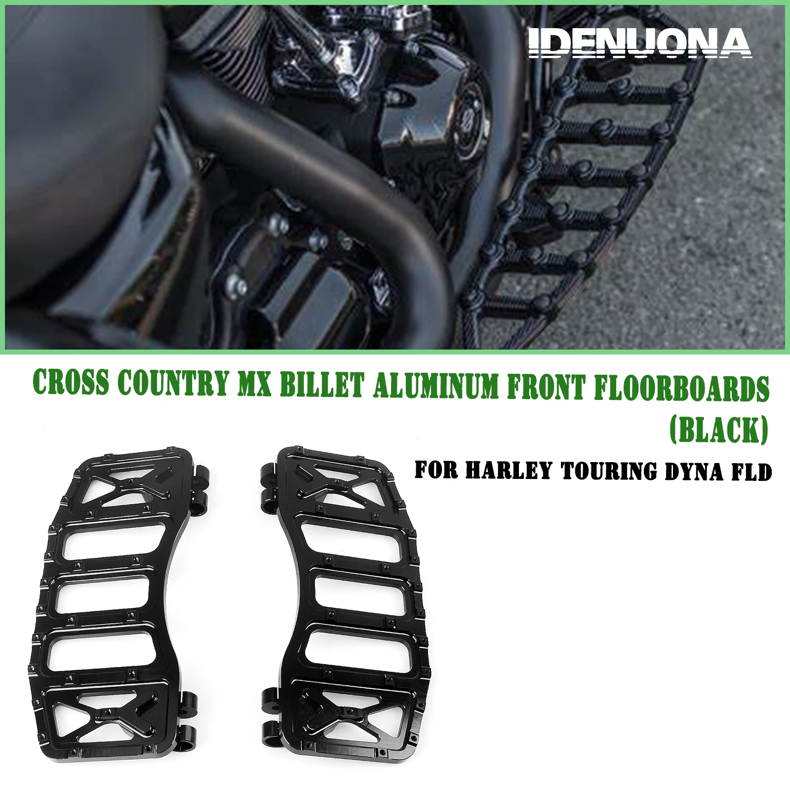 Передняя широкая Напольная доска для мотоцикла подставка ног педаль Harley FLT FL Trike