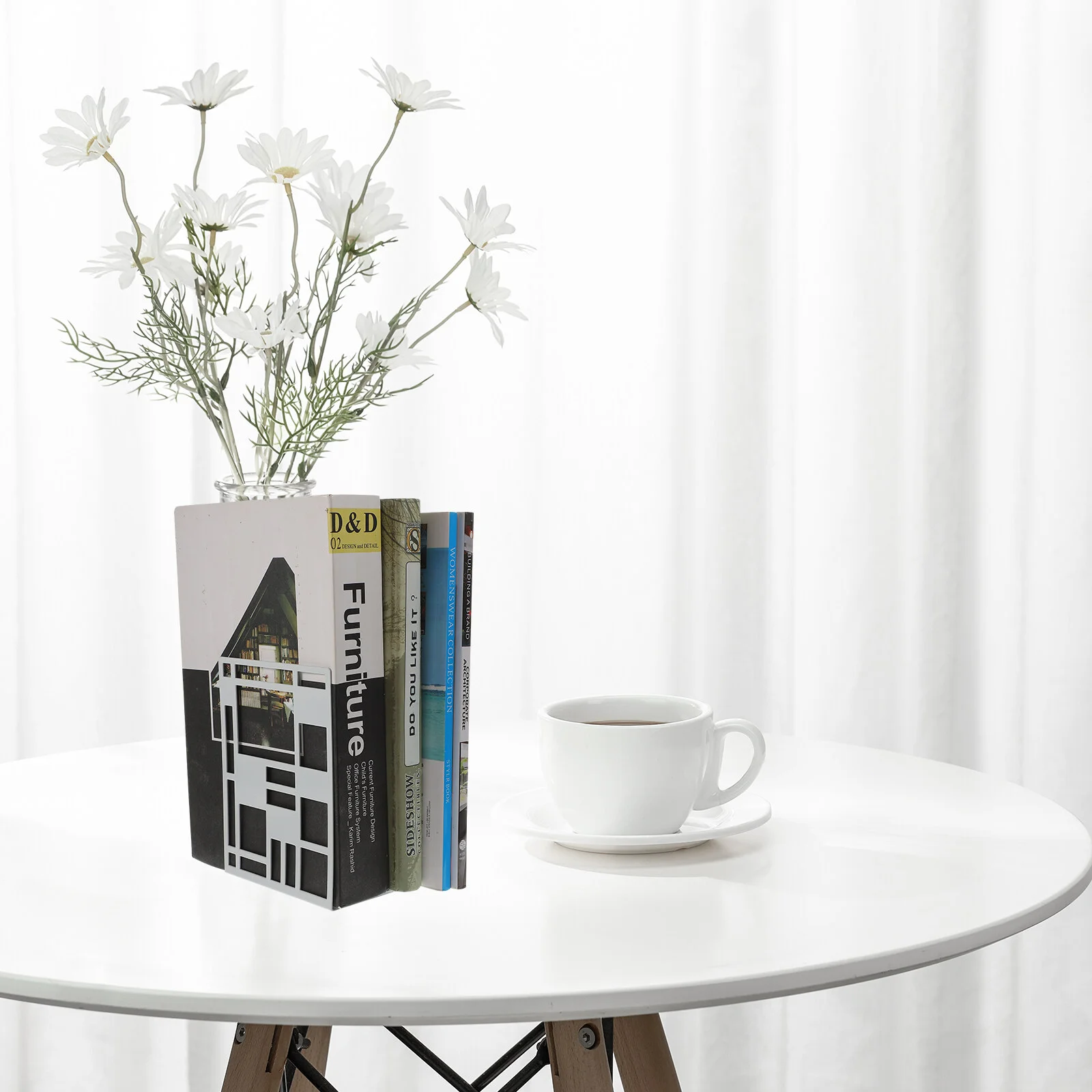 

Wooden Bookshelfmarks Look The Bookshelf Decorative Holders Study Organizer Crafted Wooden Desktop Ends Convenient Exquisite