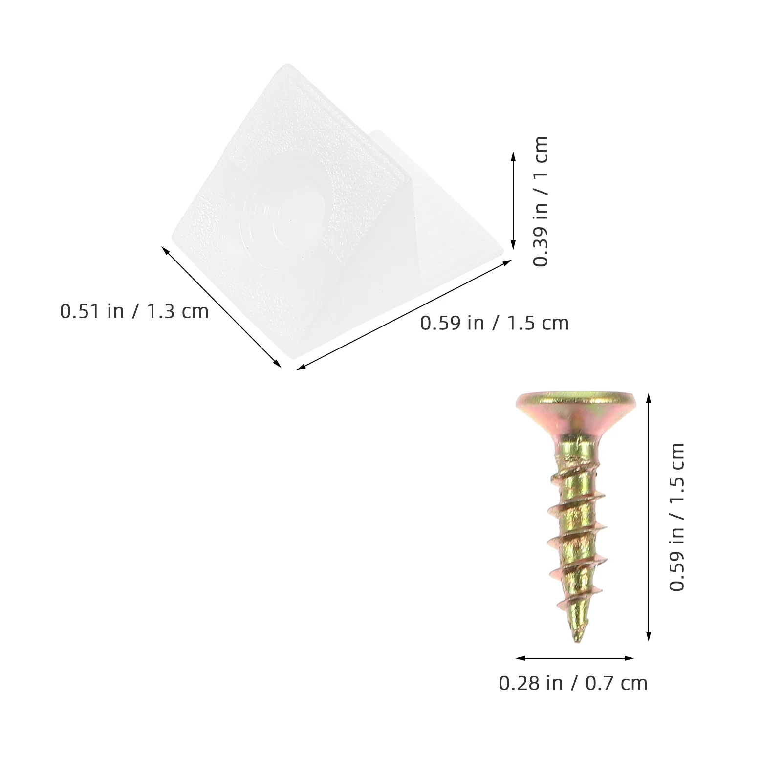50 шт. угловой код шкафа нижние кронштейны для углового ящика пластиковые клинья