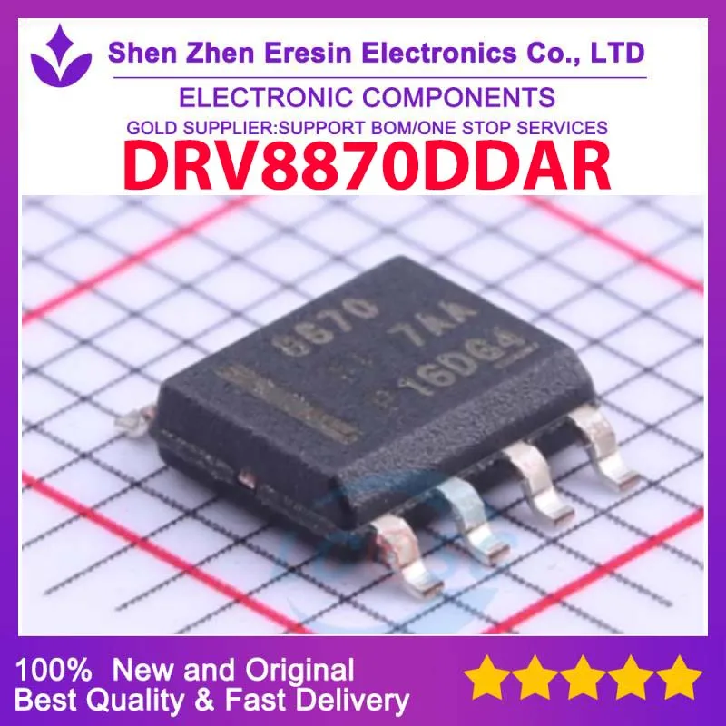 

Бесплатная доставка, 5 шт./лот DRV8870DDAR SOP8, новый и оригинальный