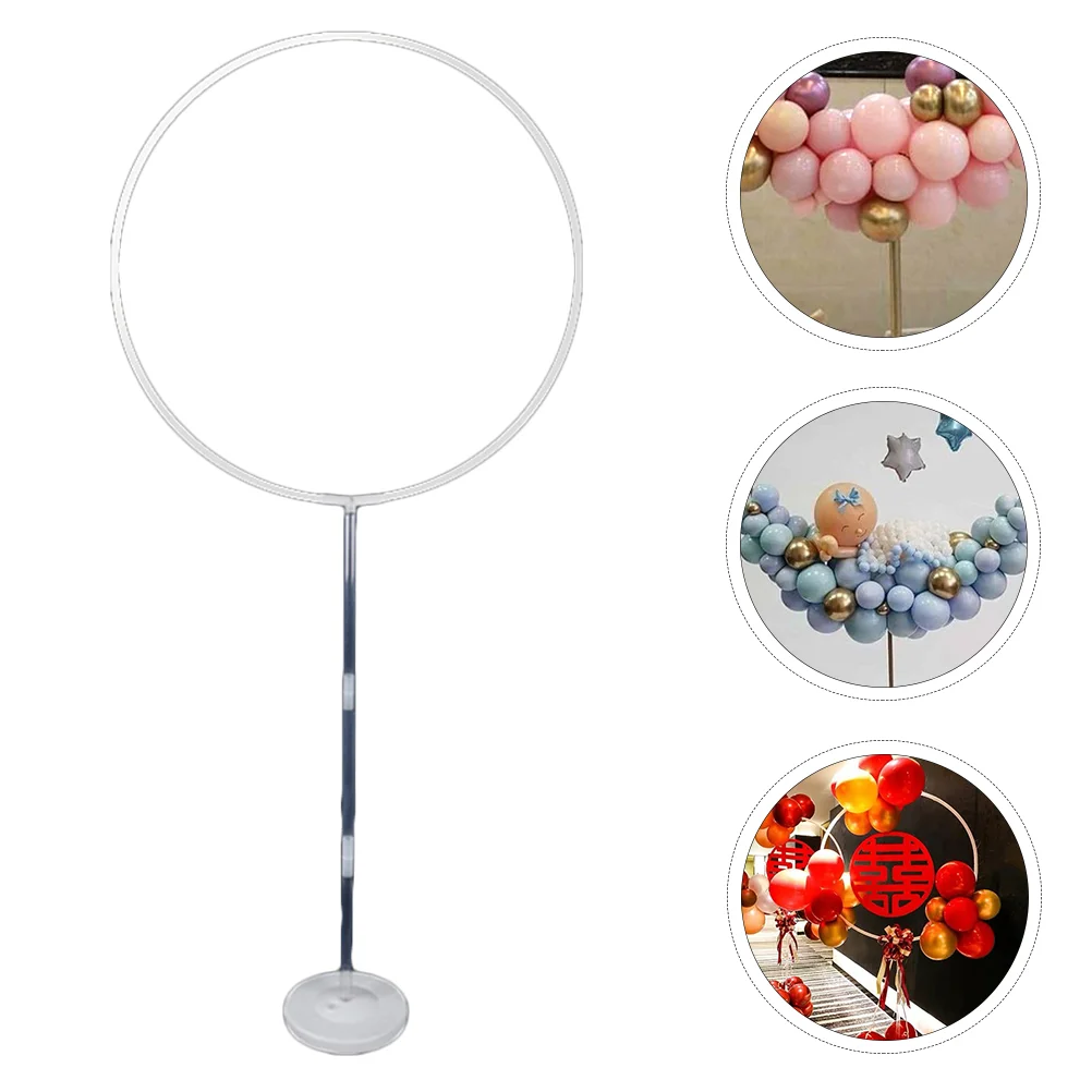 

Balloon Stand Round Arch Frame Circle Props Air Holder Balloons Column Stent Centerpieces Layout Kit Table Shape Diy Ring