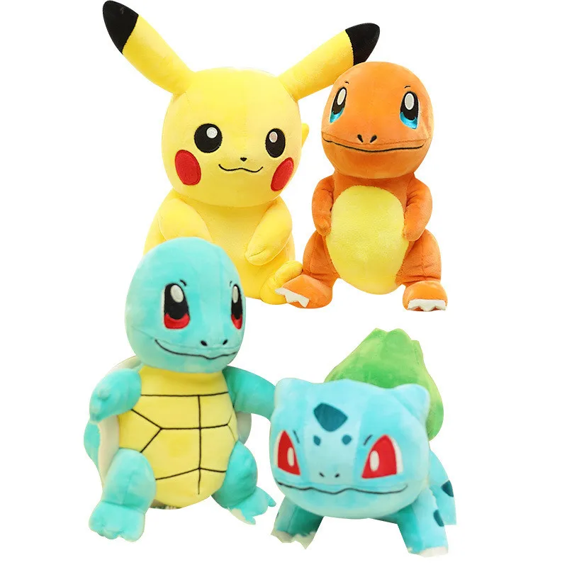 

New Pokemon Series Plush Toy Kawaii Decora Ornaments Pikachu Eevee Charmander Squirtle Bulbasaur Stuffed Gift Christmas Gift