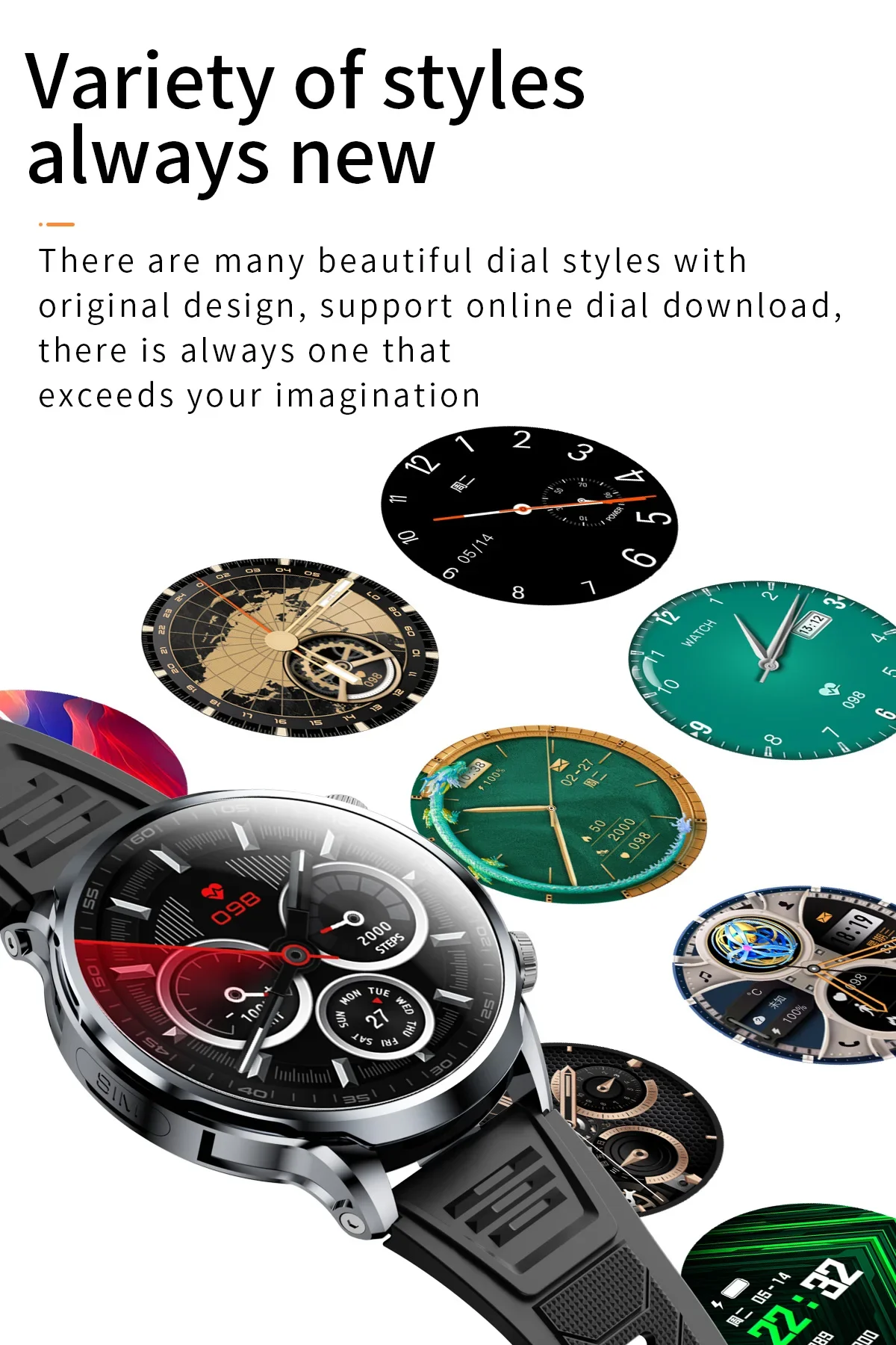 Умные часы 4G H18 с 1 85-дюймовой системой большого дисплея камера Android 8 2 0 МП GPS