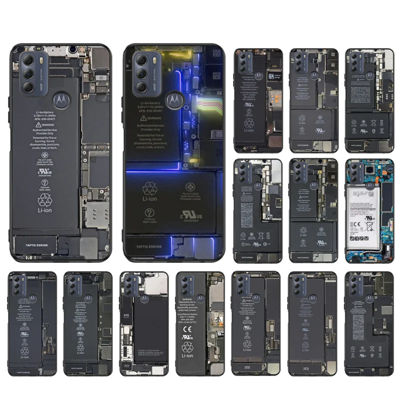 

Case for Motorola Moto G22 G60 G52 G9 G7 Plus G8 Power G100 G Stylus G30 G10 G60 G60S GPure Battery Motherboard Circuit board