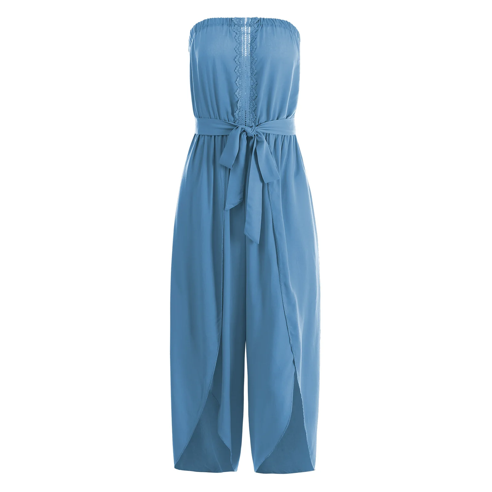 Women's 2022 Summer New Nine-point Loose Jumpsuit Wide-leg Pants Woman Casual Commuting Rompers Female & Lady