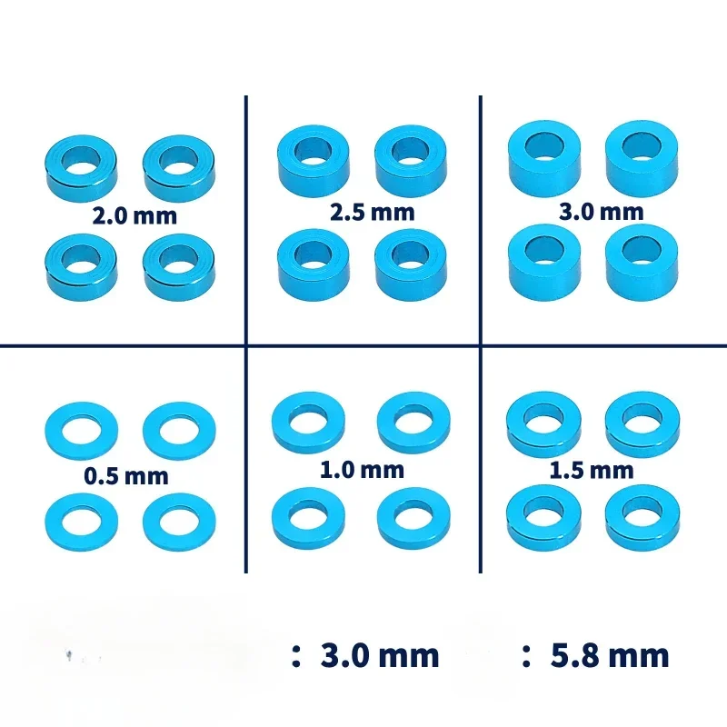 24 шт. набор винтов 3 мм плоская прокладка шайба для радиоуправляемого автомобиля