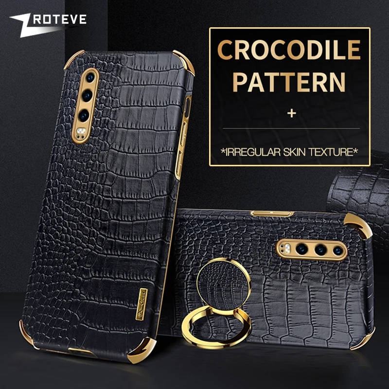 

P30 Case Zroteve Crocodile Pattern Leather Cover For Huawei P30 Lite P40 Pro Plus 5G P30Pro P30Lite P40Lite P40Pro Phone Cases