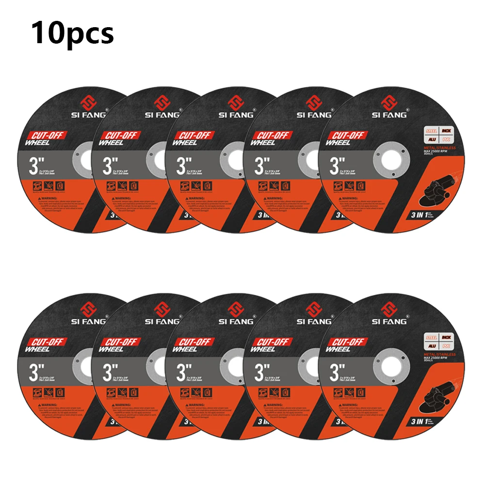 10 Шт. 75 Мм Отрезные Диски По Металлу Шлифовальные Круги SIFANG Аксессуары Для