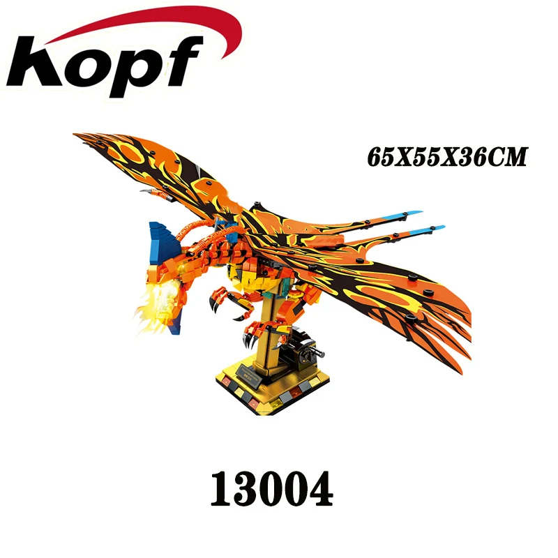 

13004 Flying Dragon Big Building Blocks Bricks Movie Series Action Figures Educational Toys For Children Gift
