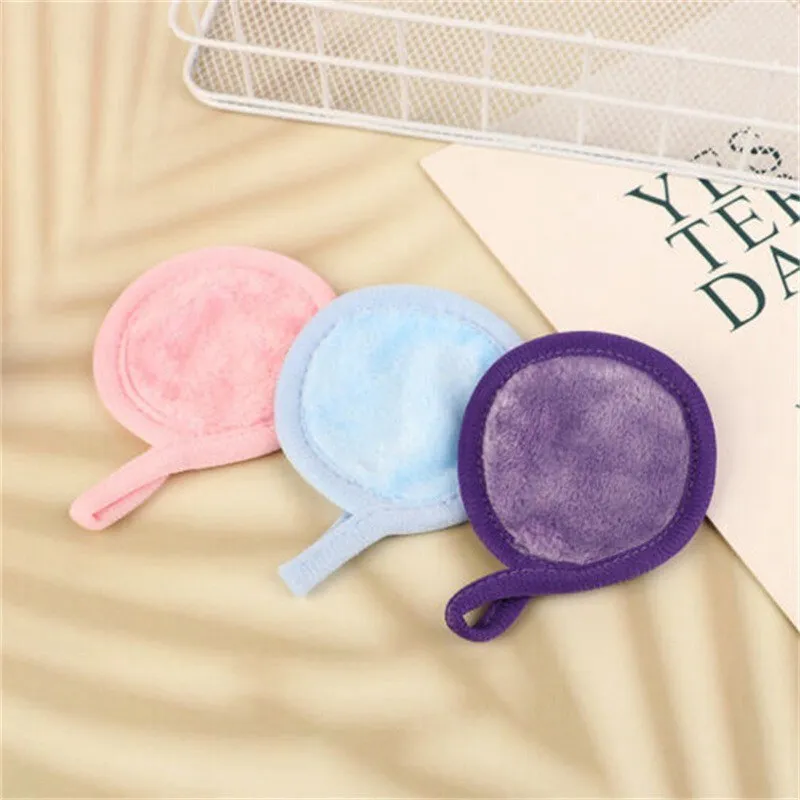 

Makeup Remover Towel Facia Pads Face Cleaner Reusable Microfiber Cloth