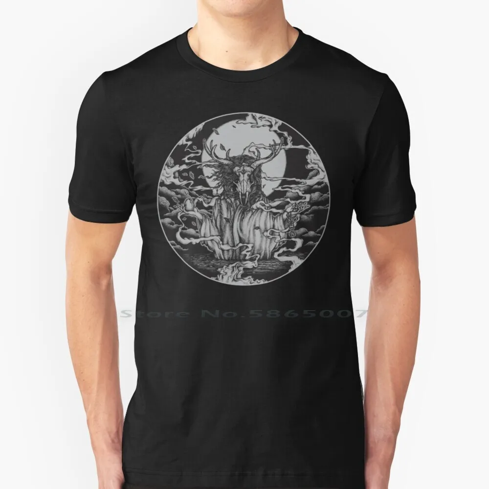 

Dreamtime Magic T Shirt 100% Cotton Hand Drawn Pen And Ink Black And White Dark Art Dreamtime Occult Psychedelic Psychedelia
