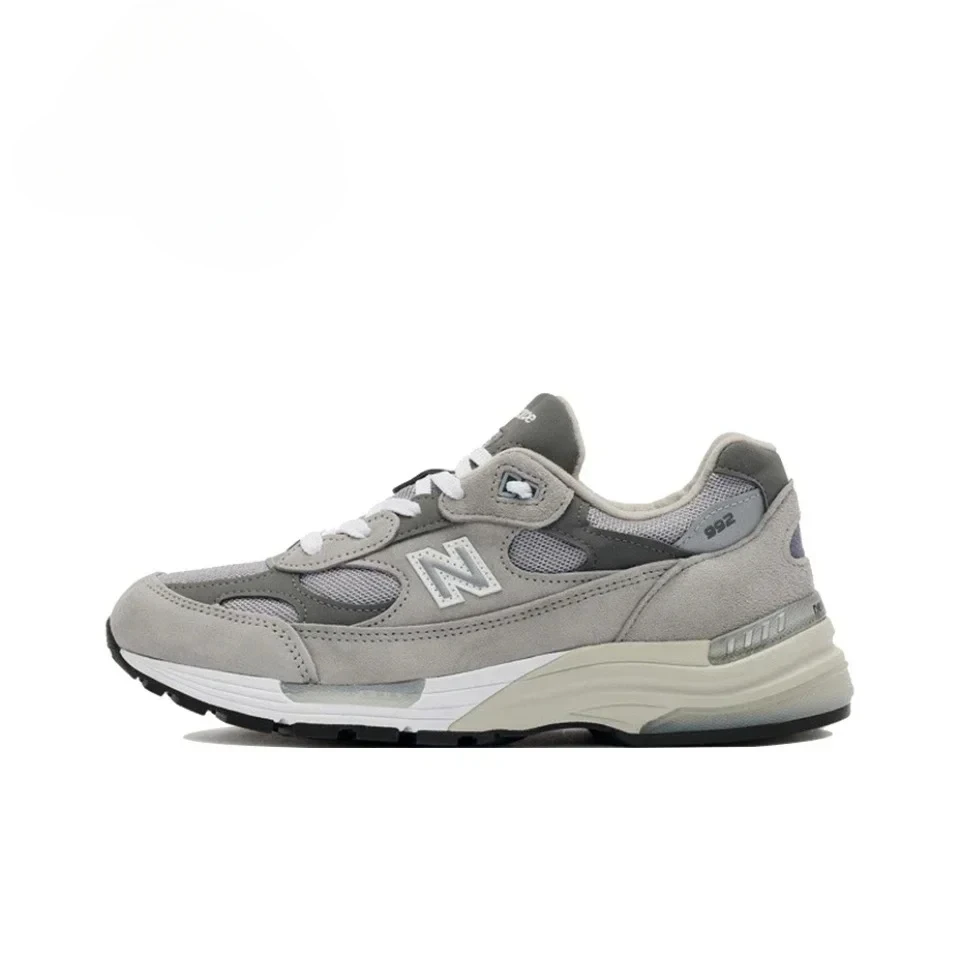 New Balance NB NB992 Классические винтажные сетчатые кожаные повседневные мужские и