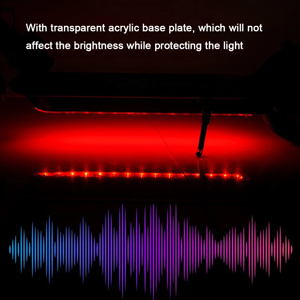 

Фотовспышка для электрического скутера с цветным акриловым основанием