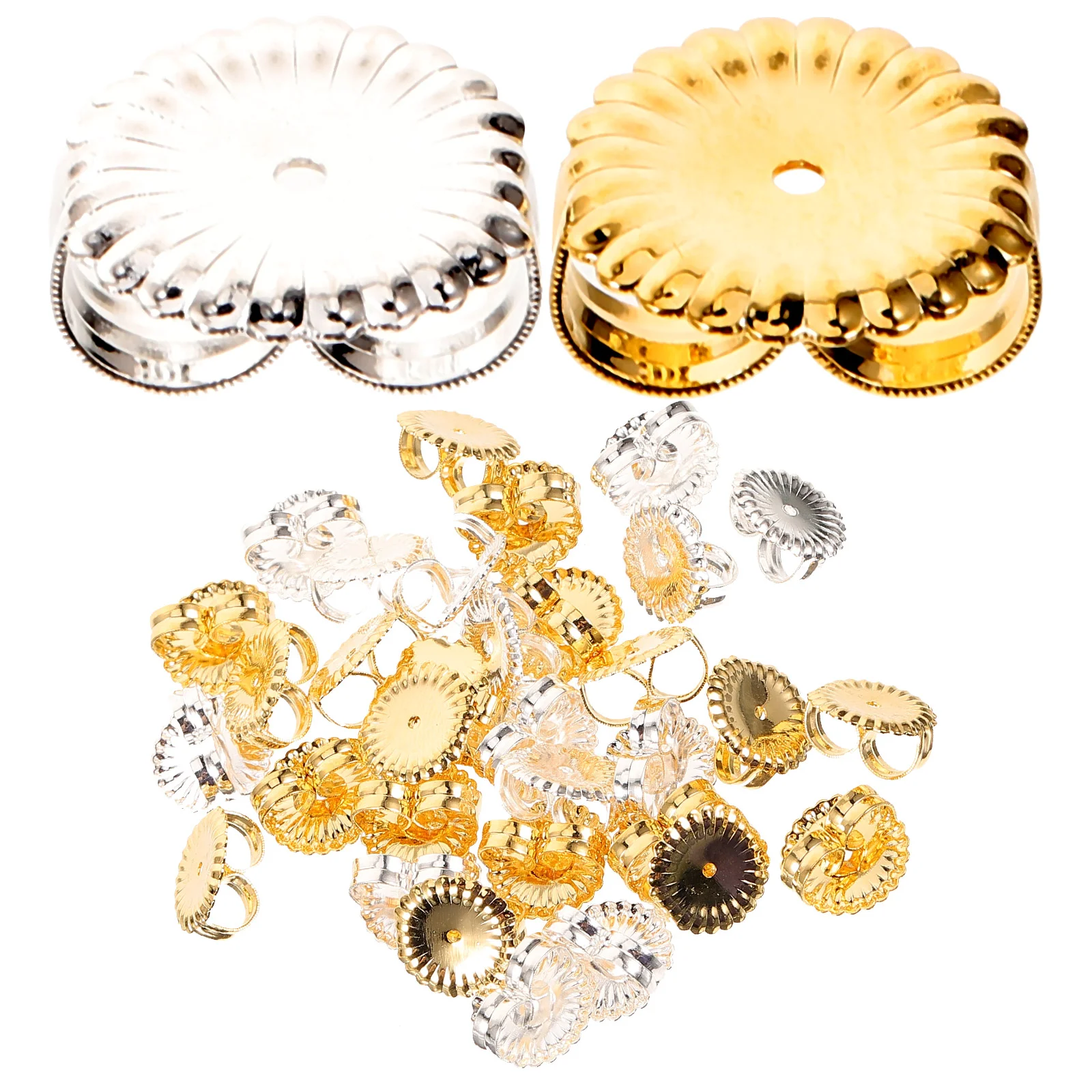 Earrings Jewelry Accessories Women Backs Backing Replacement Locking Studs Pierced Girl