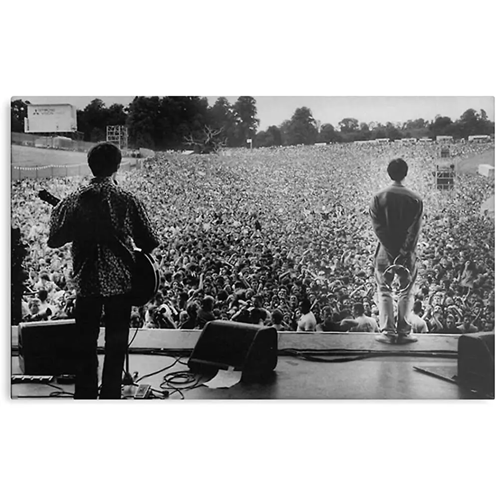 

Чехол Knebworth для музыки, концерта в прямом эфире, хоп, хип-Лиам, оазис-постер, Оловянная картина, домашний семейный подарок для влюбленных