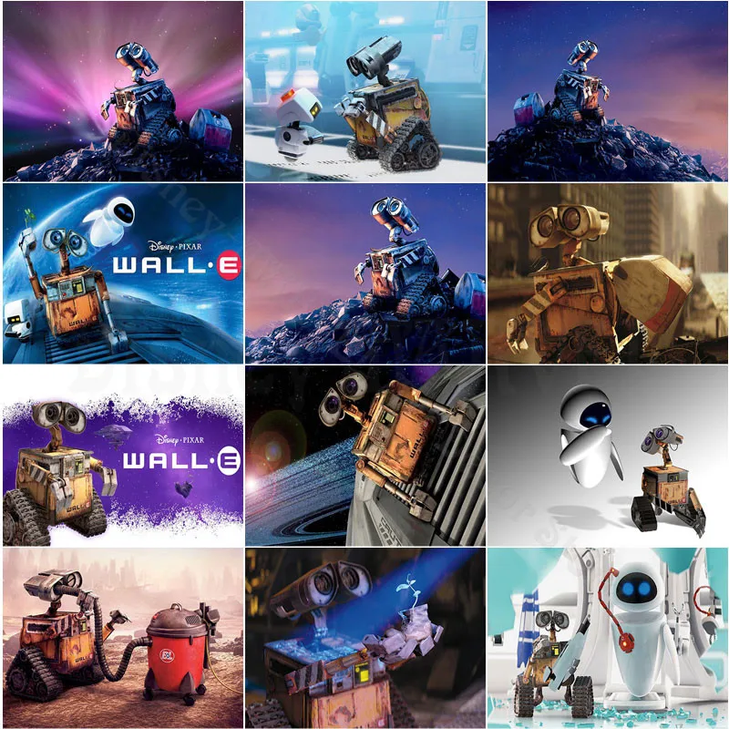 

Набор для вышивки крестиком Стразы Disney Walle, алмазная живопись на стене влюбленная ЭВА, картины Космических приключений, домашний декор