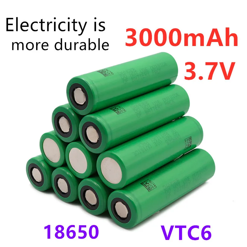 

Original 18650 Battery 3.7V3000mAh 18650 Rechargeable Battery for Us 18650 30Ah Lantern Toys Tools Easy To Carry portable source