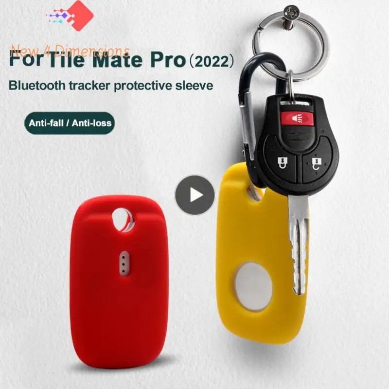 

For Tile Mate Soft And Durable Soft Silicone Protector Case Portable Soft Sheath With Hook Smart Tracker Protective Case