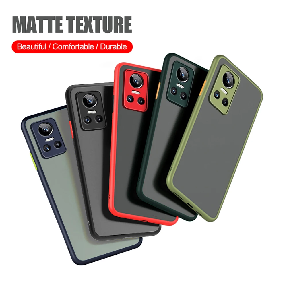 Жесткий матовый ударопрочный чехол для Realme GT Neo 3 neo 5G RMX3561 RMX3560 6 7 "ударопрочный