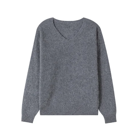 SuyaDream женские пуловеры из кашемира и шерсти  оливкового цвета