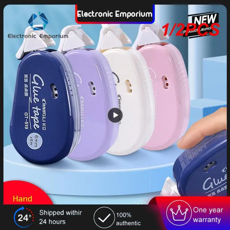 

1/2 шт. 6 м * 6 мм двухсторонний клей для скрапбукинга коллажа фотоальбома школьные канцелярские принадлежности ролик