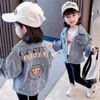 girls babys kids coat jacket outwear tops 2022 cartoon jean spring autumn cotton christmas gift outfits school childrens cloth