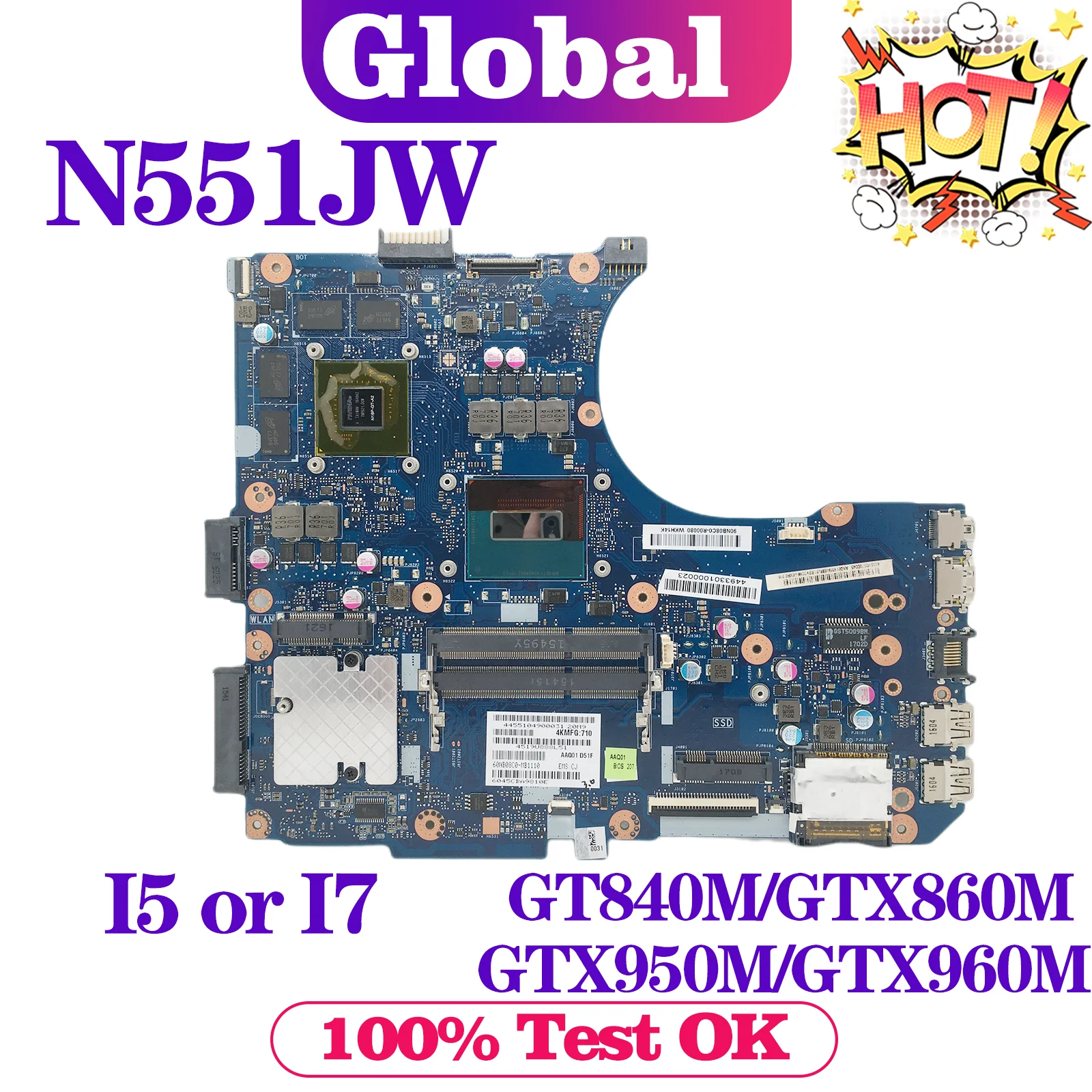 G58JW   ASUS N551JM N551JB N551JQ GL551JK GL551JM GL551J G551JX G551JM N551JK N551JW G551JK     I5 I7