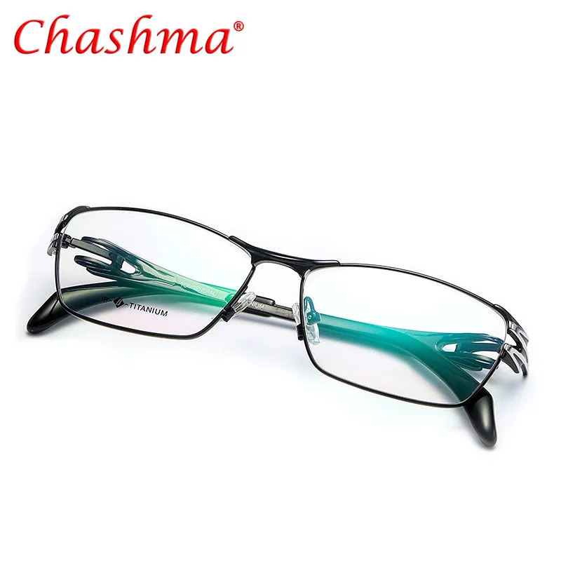 Pure Titanium Eyeglasses Men's Full Frame Glasses Business Can Be Equipped With Myopia Gafas