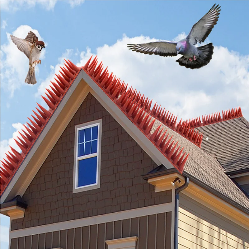 Садовый пластиковый шип против птиц для голубей кошек енотов белки отпугивающий