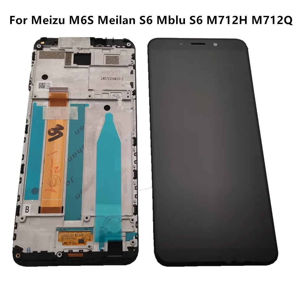 Для Meilan S6 M6S ЖК-дисплей + дигитайзер сенсорного экрана в сборе запасные части для
