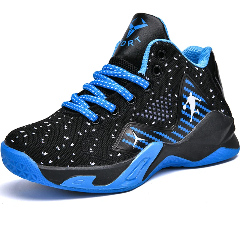 Children Brand High Quality Boys Basketball Shoes Non-slip Breathable Kids Sneakers Sport Shoes Girls Child Trainer Basket Shoes