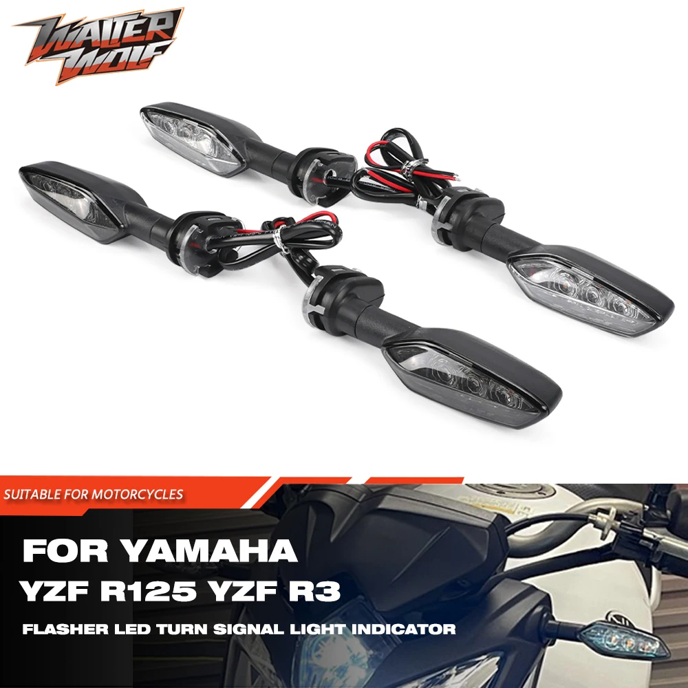 

LED Motorcycle Turn Signal Light For YAMAHA YZF R125 R3 R6 R25 R1 R15 FZ25 FZ6 FZ1 FZ8 N/S FZ 09 10 03 07 FAZER Indicator Lamp