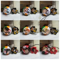tomy haikyuu volleyball charm peripheral products gacha action figure model toy pendant key chain