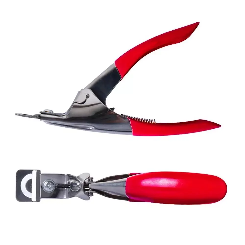 

2022NEW Nail Clippers TRIMMER U-Shape (Pink/Red) Acrylic/UV Gel/False TipS Cutters Manicure shape-Made Nailart Scissiors Clipper