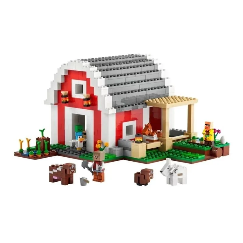 

В наличии новая модель строительных блоков MOC wolrd Barn, 779 шт., подходит для 21187 игрушек, подарок для детей