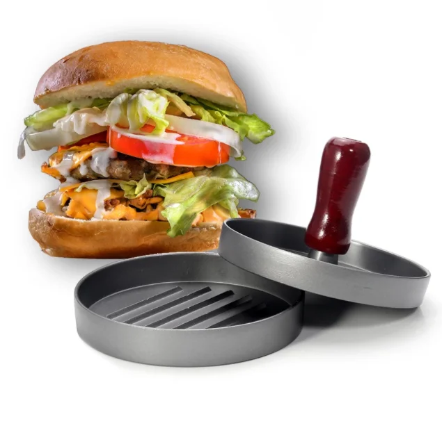 

Hamburger Press, Non-Stick Burger Pres, Perfect Hamburger Mold Ideal for BBQ,essential Kitchen & Grilling Accessories Meat Press