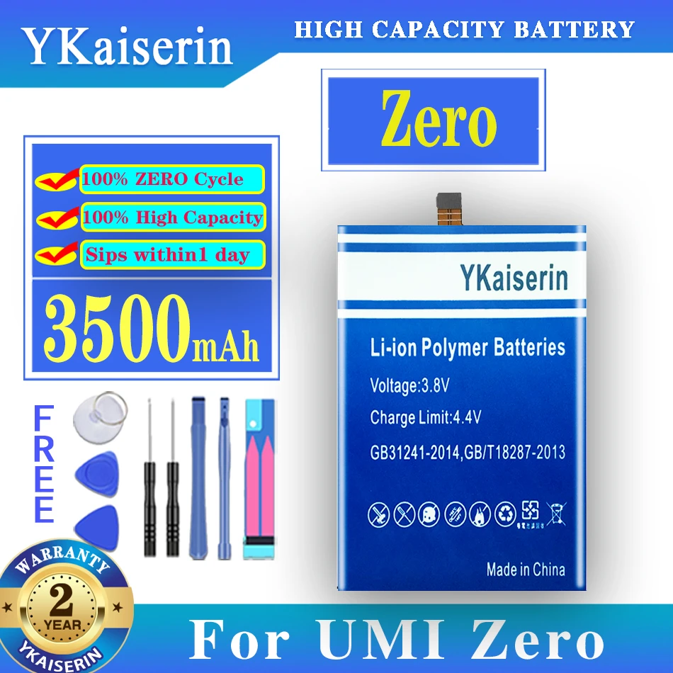 

YKaiserin Zero 3500mah Replacement Battery For Umi Zero High Capacity Battery Fast Shipping