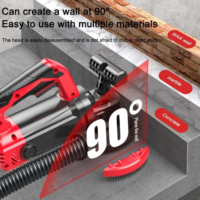 Строгальный станок электрический скребок для стен беспыльный без мертвого угла