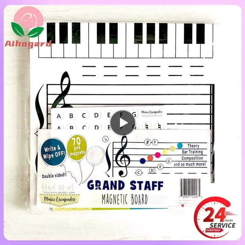

Magnetic Drawing Board Dry-Erase Board For Kids Music Piano Lessons Note Reading Classroom Teaching Early Childhood Learning Toy