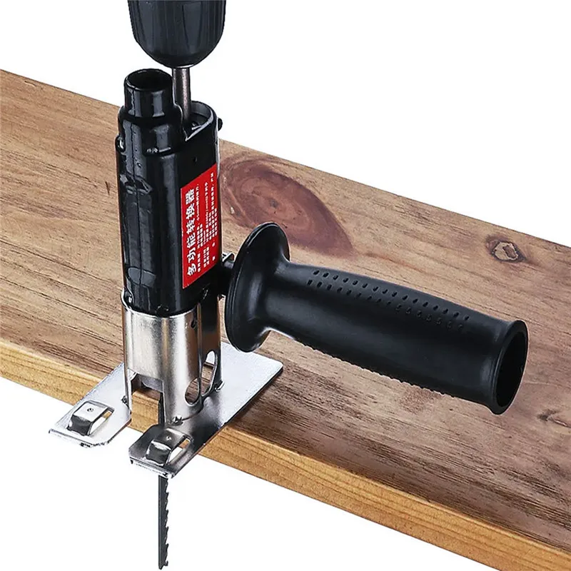 

Portable Home Reciprocating Saw Adapter Electric Drill Modified Electric Saw Power Tool Set Woodworking Metal Cutter Machine