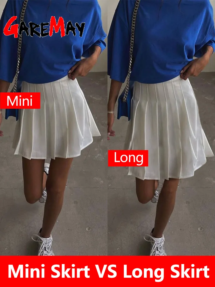 Женская плиссированная короткая юбка с высокой талией мини-юбка для тенниса