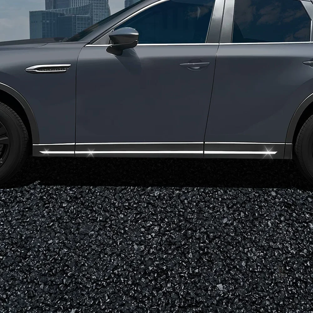 Для Mazda CX60 CX 60 2022 2023 2024 стальные полоски для боковой двери накладки наклейки