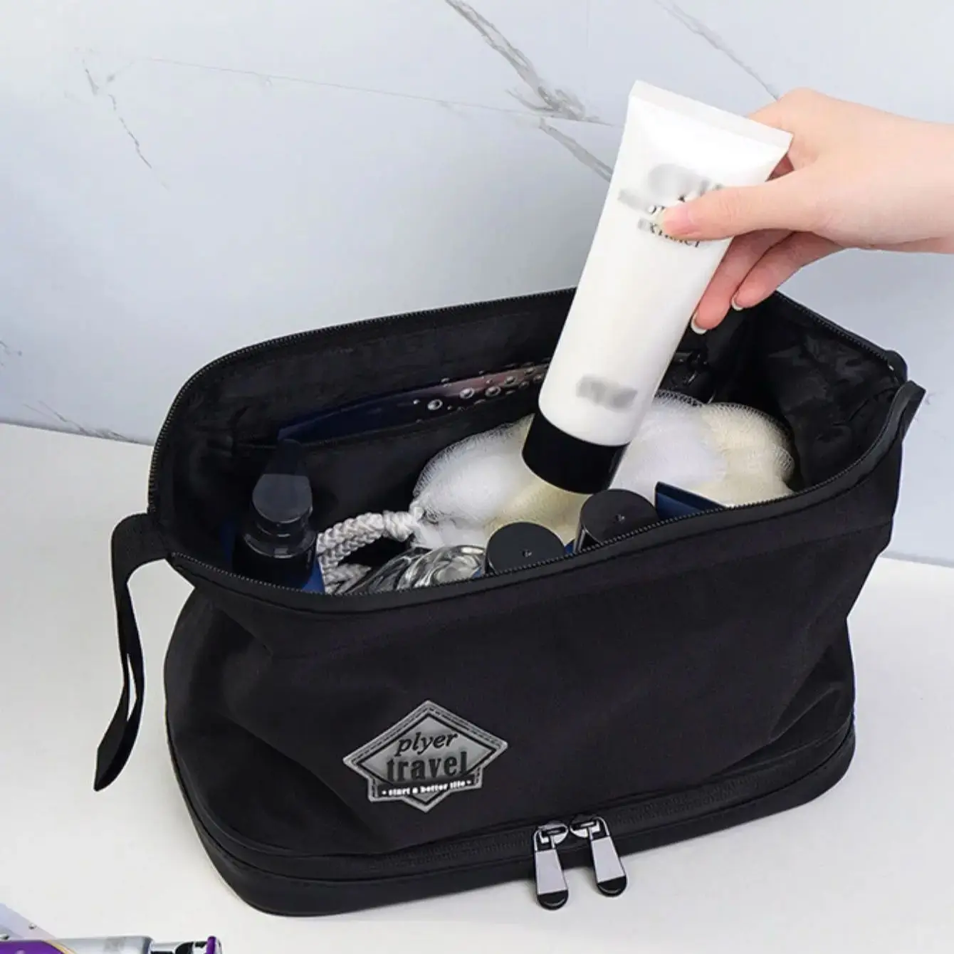 1 шт. мужская сумка для хранения туалетных принадлежностей