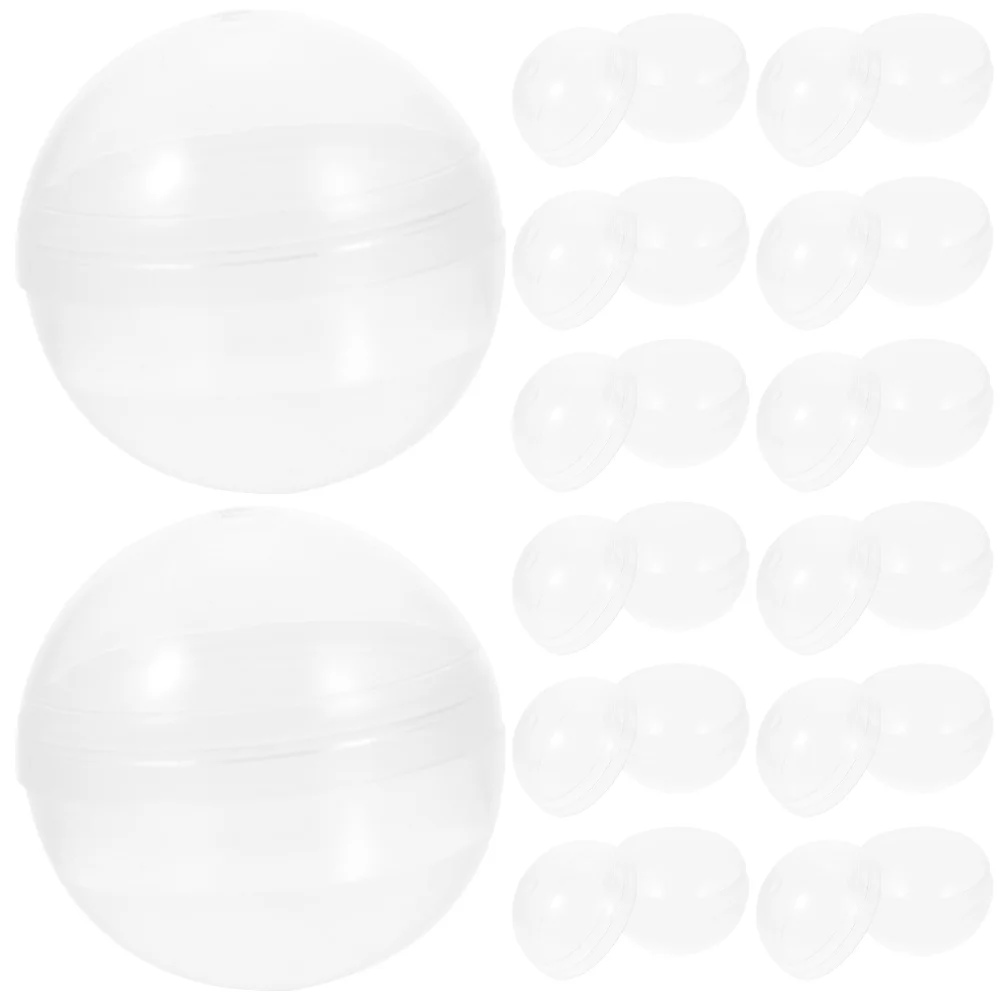 

50 pcs Vending Machine Empty Capsules Toy Vending Machine Round Clear Capsules
