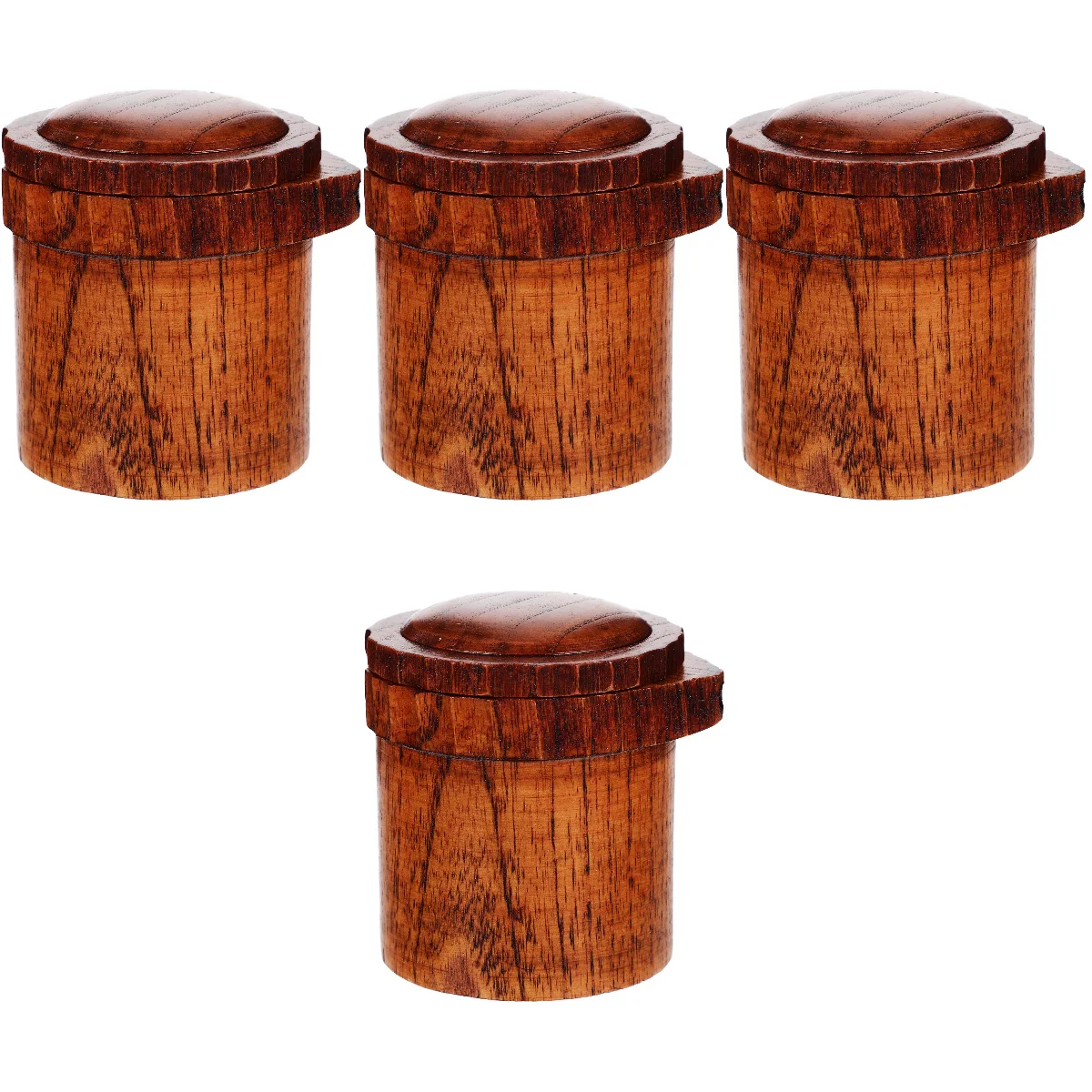 

4pcs Condiment Cruet Seasoning Box Kitchen Vinegar Bottle Small Vinegar Jar Vinegar Dispenser with Lid
