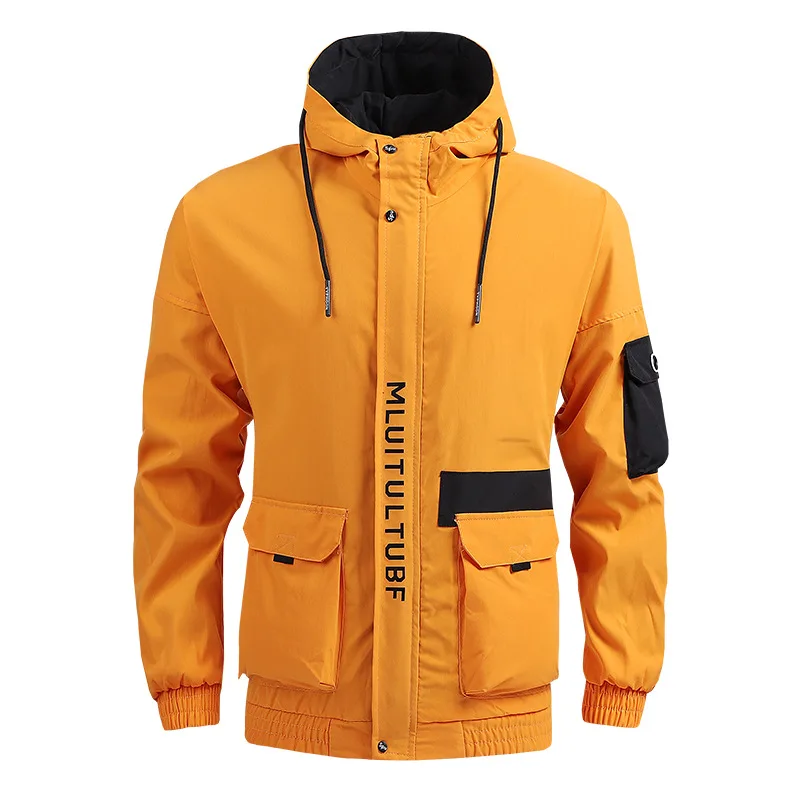 

New Spring and Autumn Men's Fashion Trend Thin Youth Casual Sports Jacket