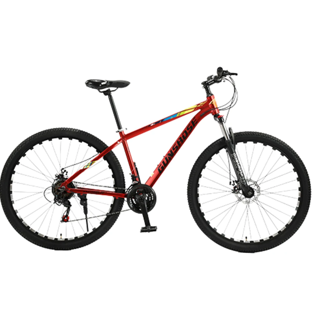 

27.5 Inch Bicycle 27/30 Speed Adult Bike Shock Absorber Front Fork Wear Resistant Tire Aluminum Alloy Frame Mountain Cycling