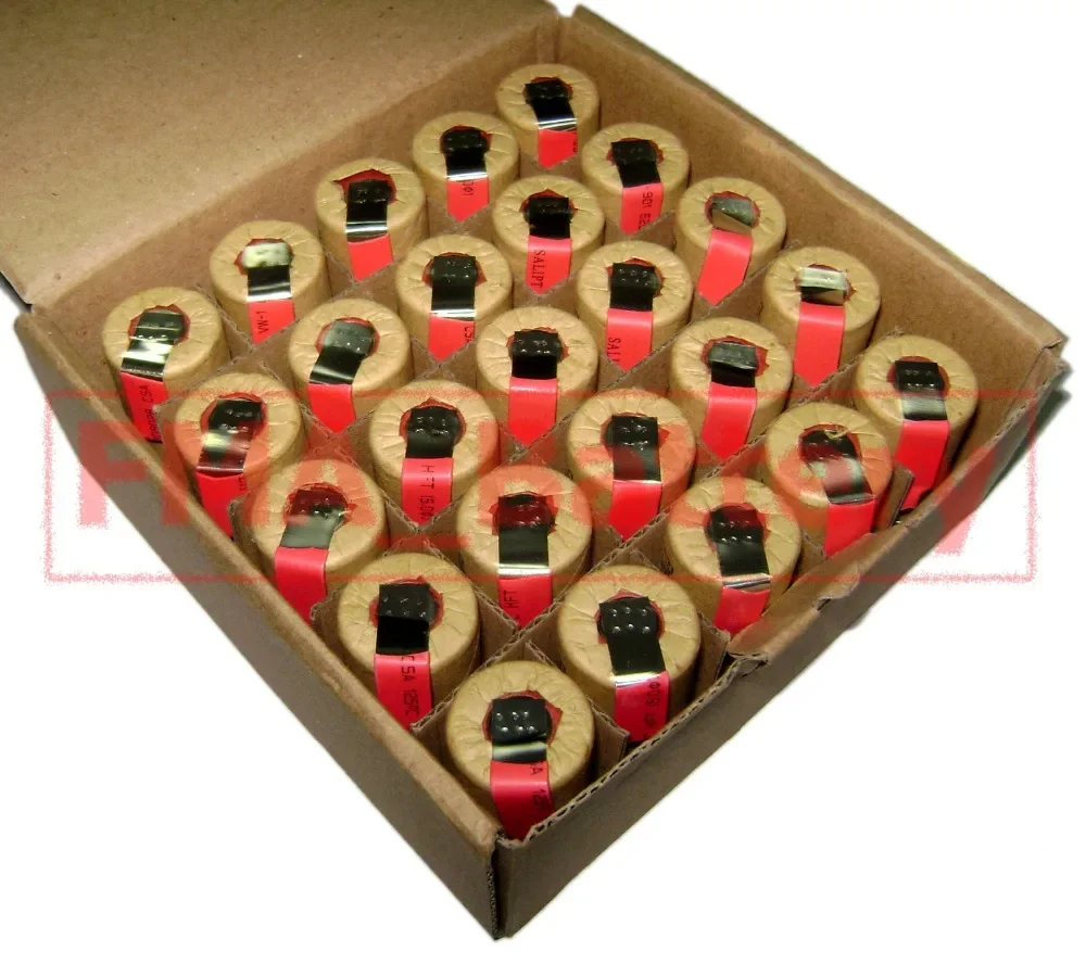 50 шт. Ni-MH SC Sub C 1 2 в 2200 мАч аккумулятор для шуруповерта дрели аварисветильник