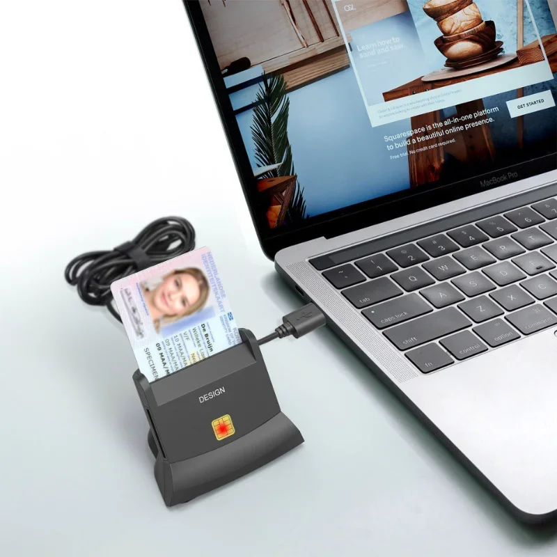 Wiisdatek USB 2 0 устройство для чтения смарт-карт памяти ID Bank EMV IC чип чтения/записи